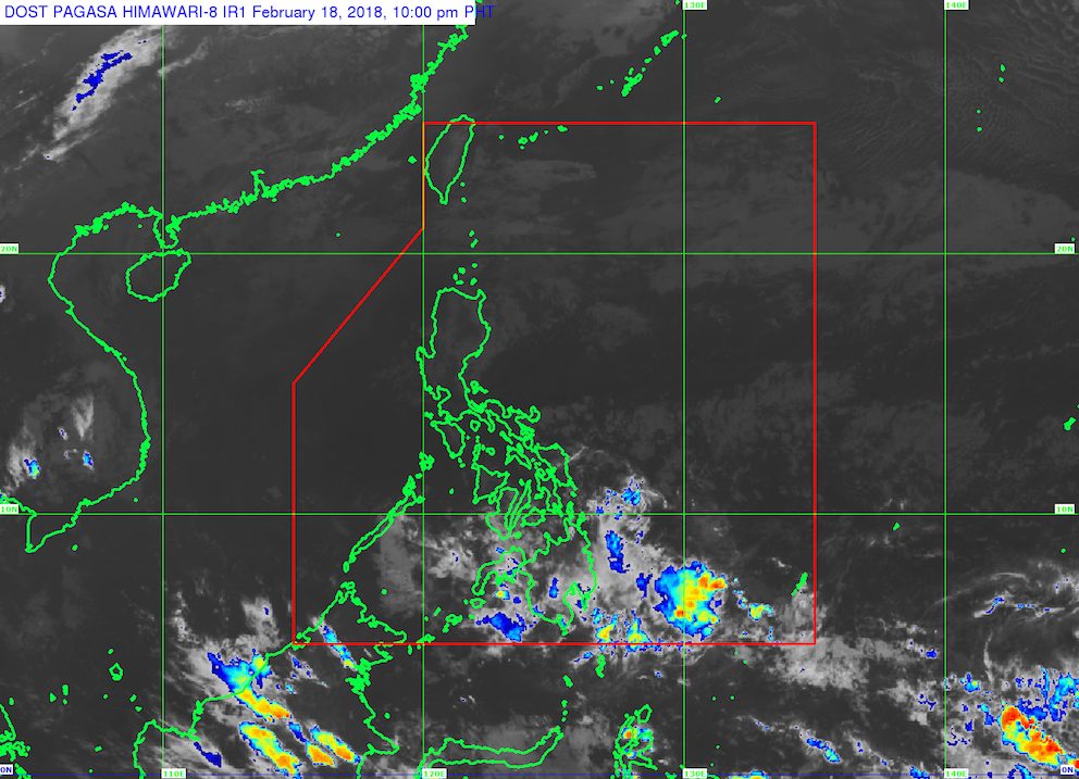 Extension of low pressure area to affect Caraga, Davao