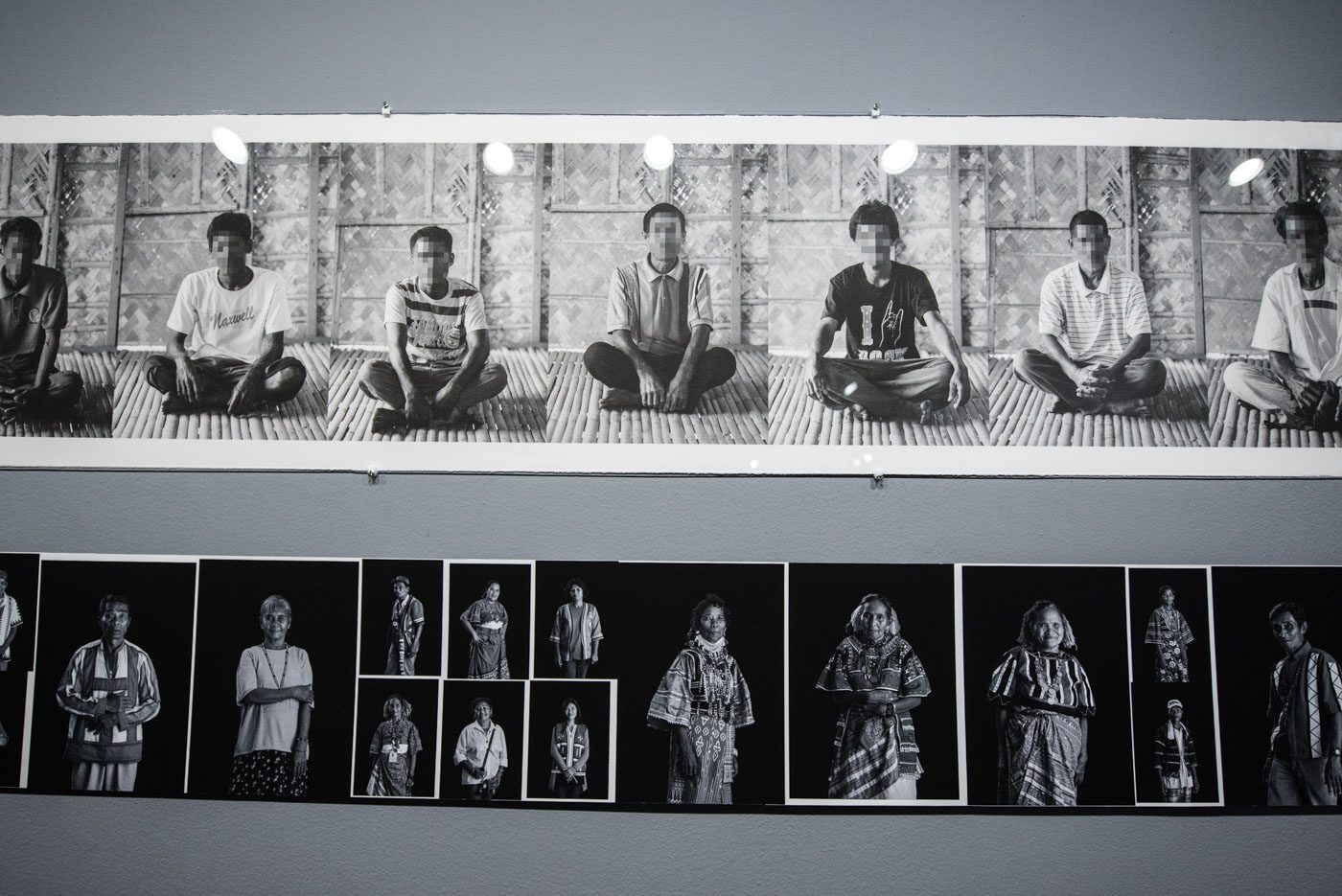BLACK AND WHITE. The photographer favors black-and-white images in his portraits of indigenous people. Photo by Alecs Ongcal/Rappler 