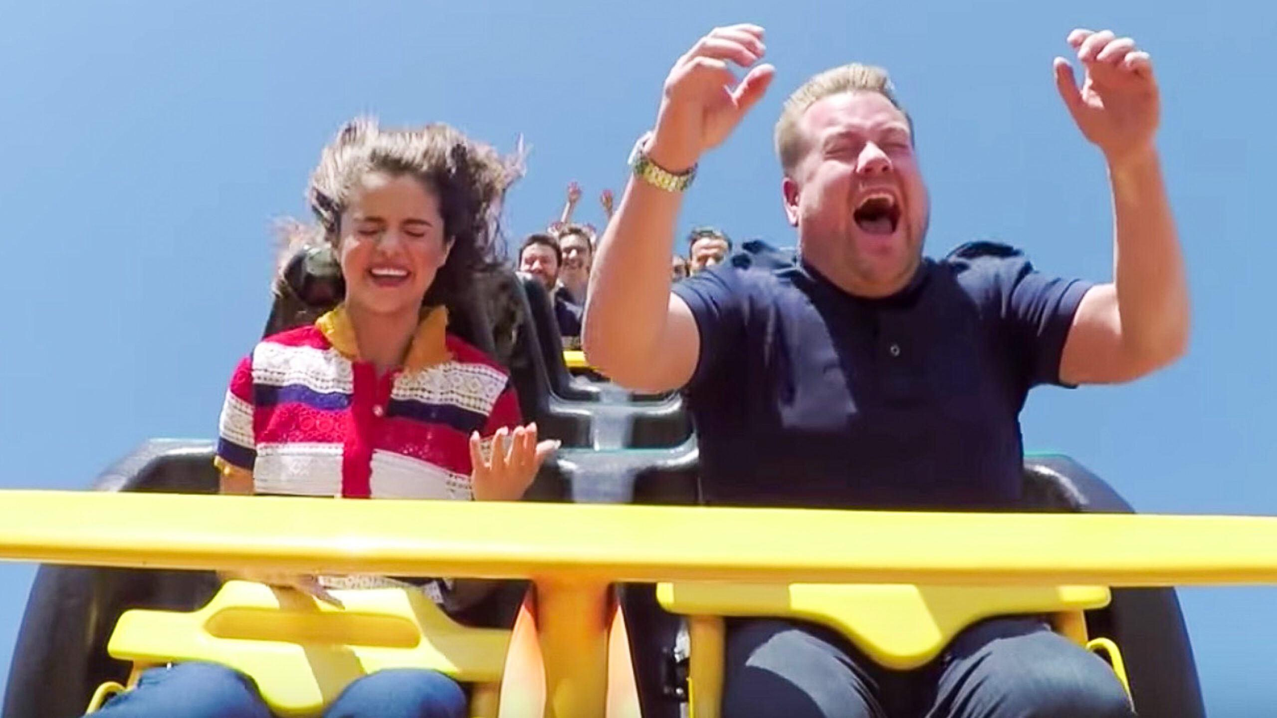 WATCH: Selena Gomez rocks out, rides rollercoaster on ‘Carpool Karaoke’