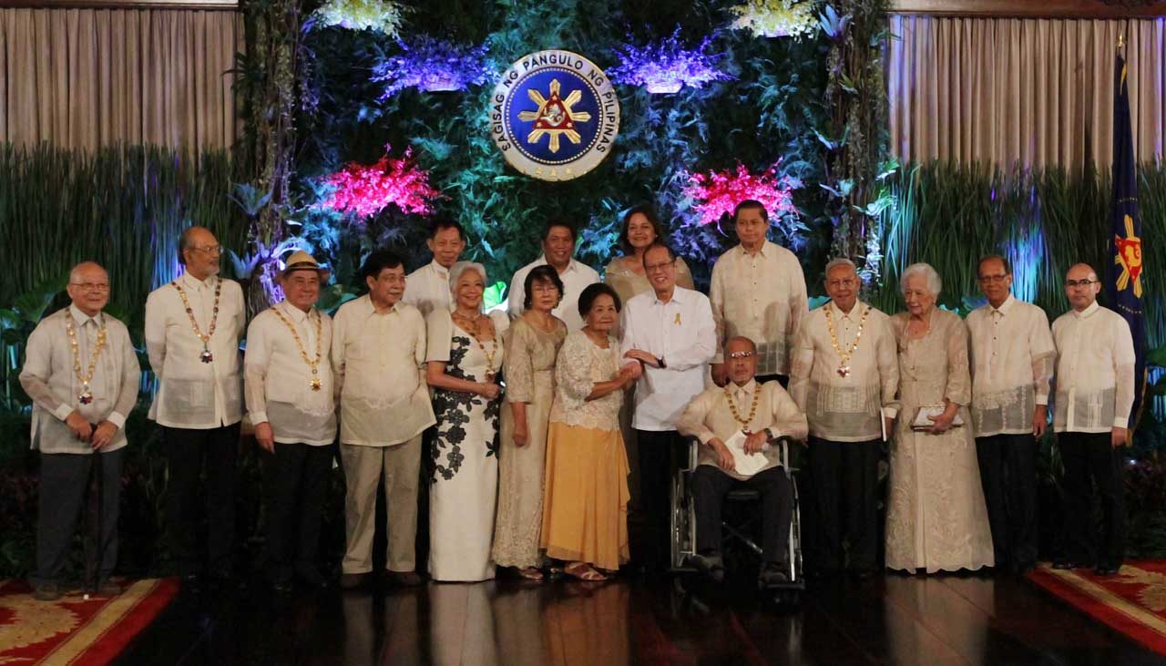 FULL LIST: Aquino confers National Artist awards 2016