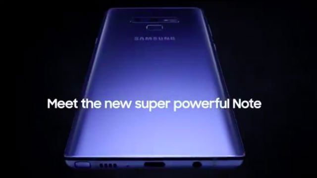 Samsung Galaxy Note 9 promotional video leaks ahead of launch
