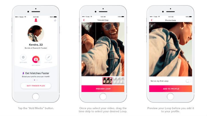 Tinder rolls out profile GIFs