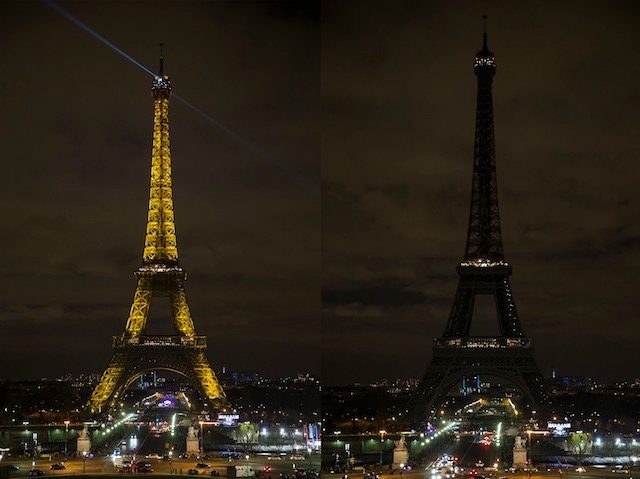 Lights as world observes Earth Hour