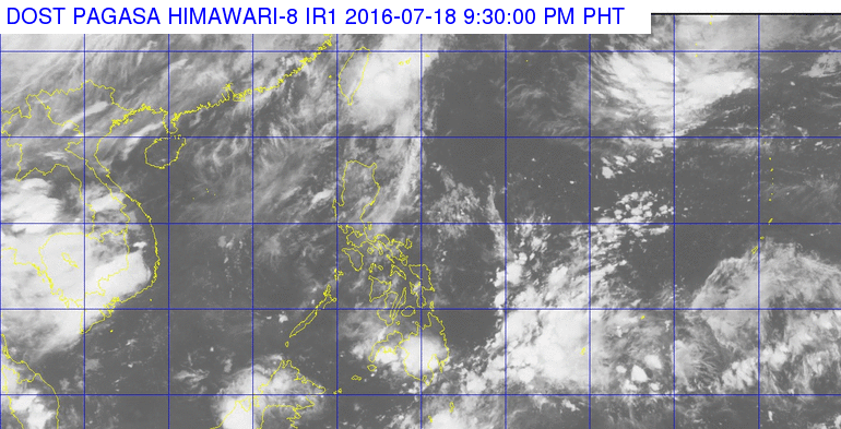Isolated rains in PH on Tuesday