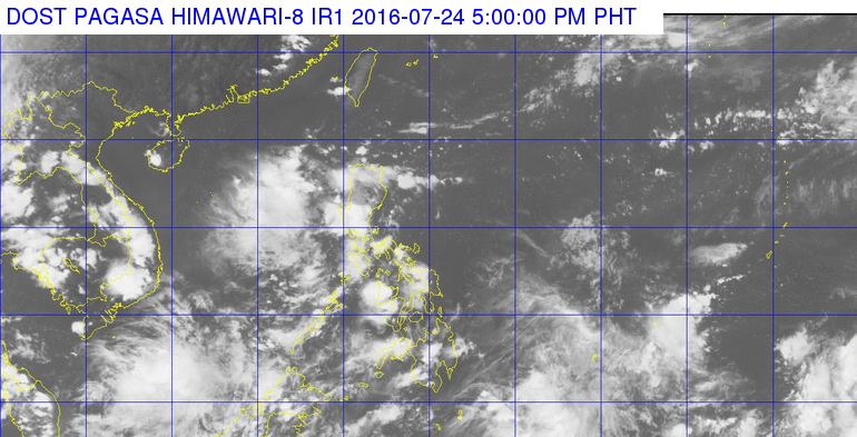 Light-moderate rains in parts of Luzon on Monday