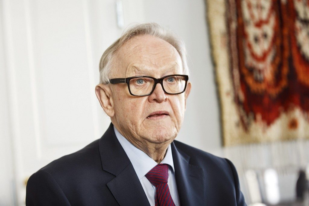 Nobel-winning peace negotiator Martti Ahtisaari has coronavirus