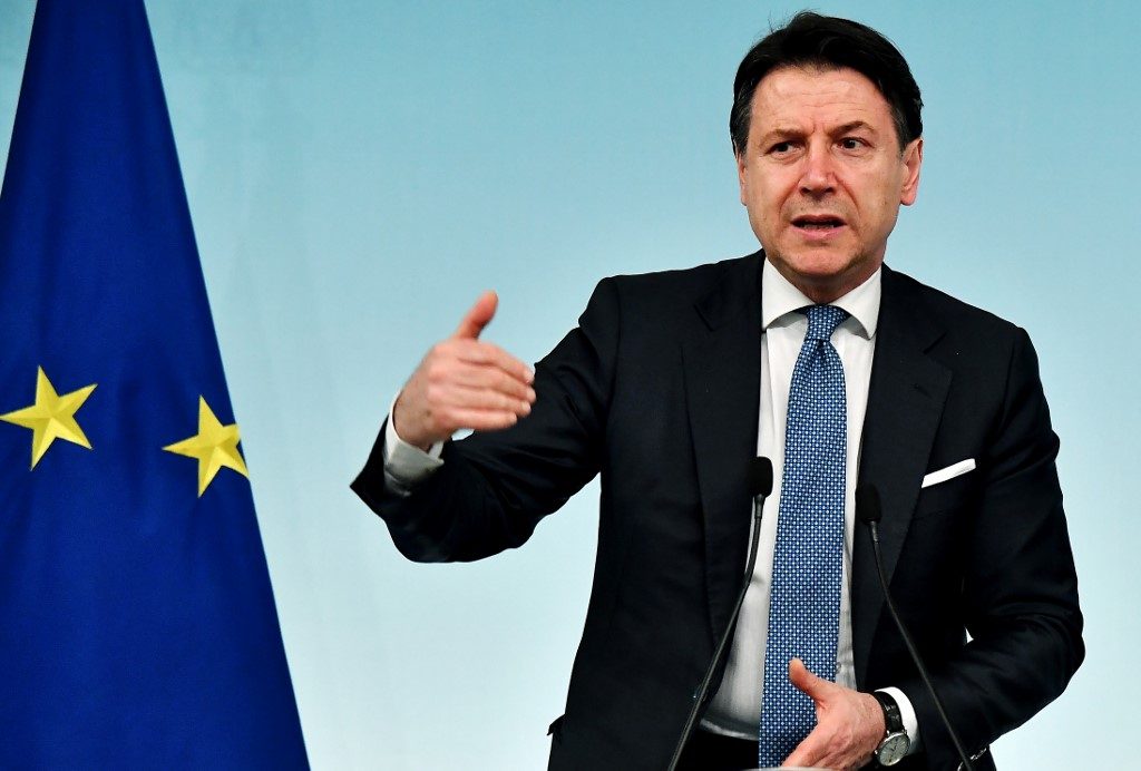 Italy’s Conte calls for EU’s ‘full firepower’ against virus