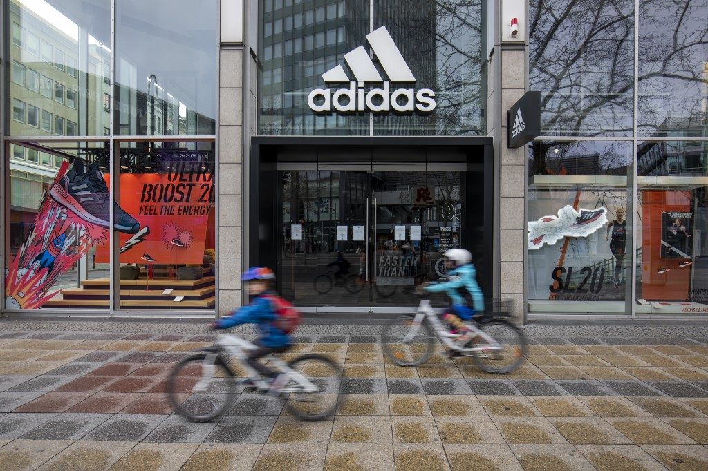 Virus slashes Adidas profits 95% in Q1 2020