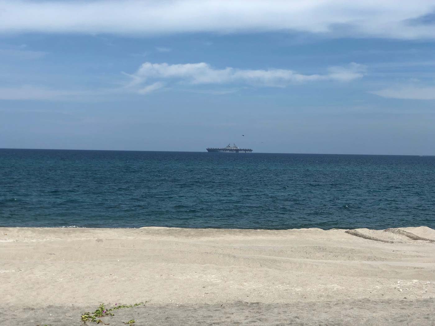 FIGHTER JETS. The USS Navy, on which several F-35B Lightning II jets were aboard joined amphibious exercises in Balikatan 2019. Photo by Sofia Tomacruz/Rappler Photo by Sofia Tomacruz/Rappler 