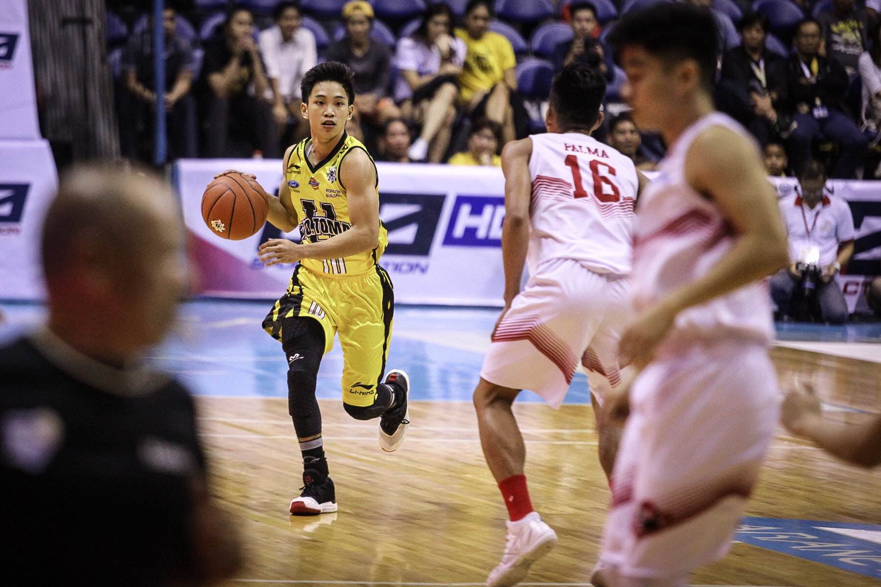 Subido fires 30 as UST bows out with a win