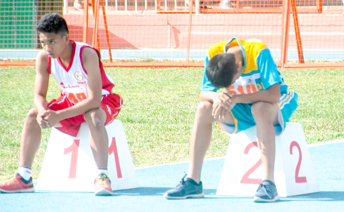 AFTER THE RACE. Leo Lee takes a breather. Screenshot by Rappler  