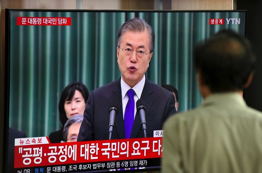 South Korean president appoints justice minister despite scandals