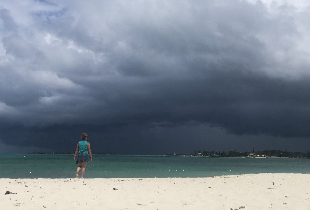 Tropical Storm Humberto targets hurricane-hit Bahamas