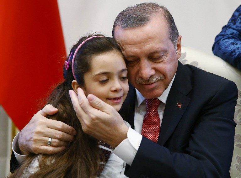 Syrian girl blogger, 7, meets Erdogan at Ankara palace