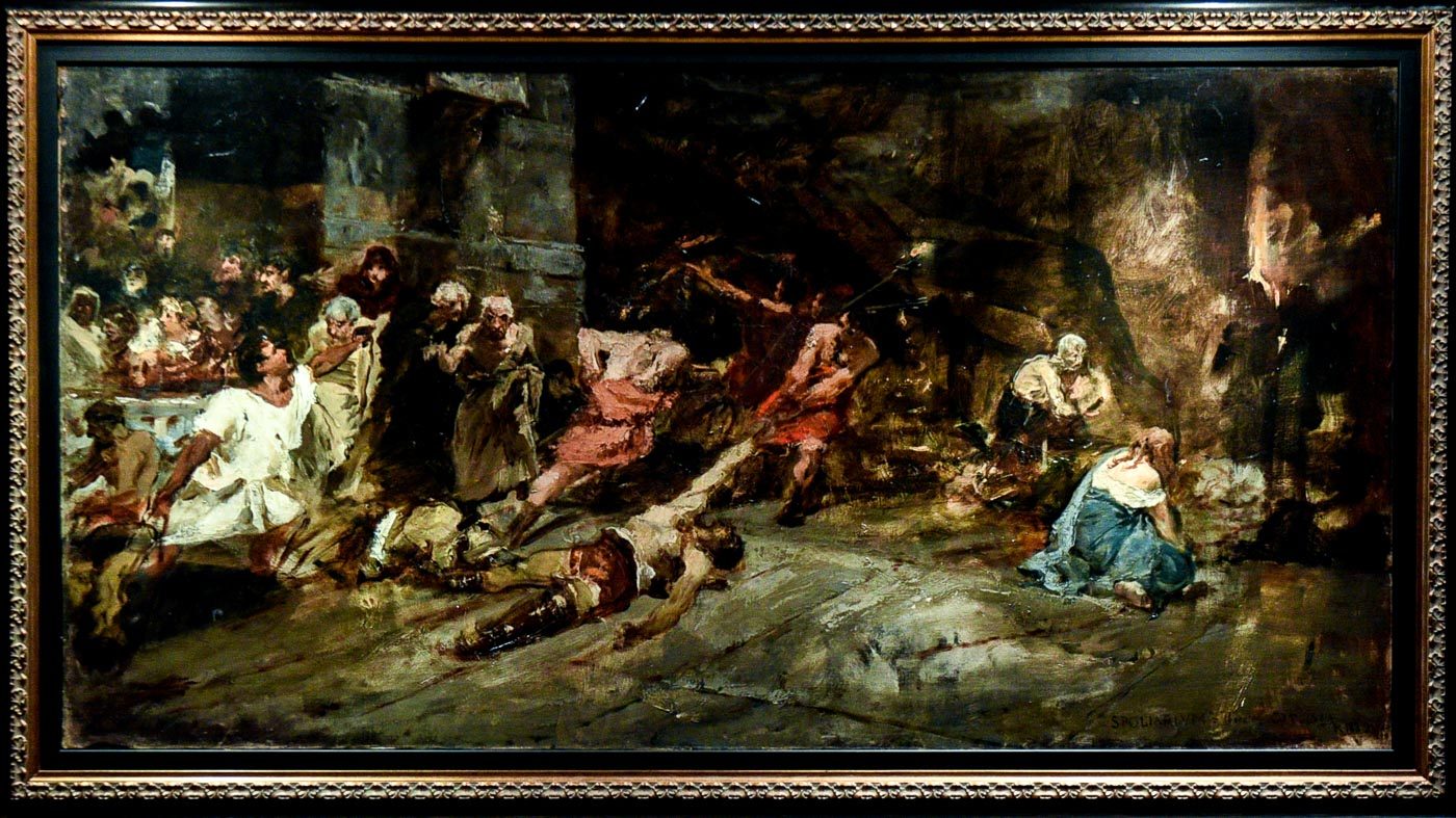 Juan Luna’s boceto of the Spoliarium surfaces. But is it real?