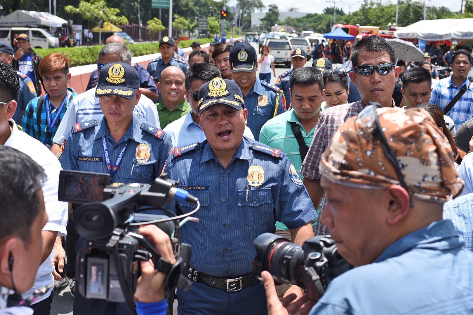 Dela Rosa assures SONA protesters: Cops here to protect you