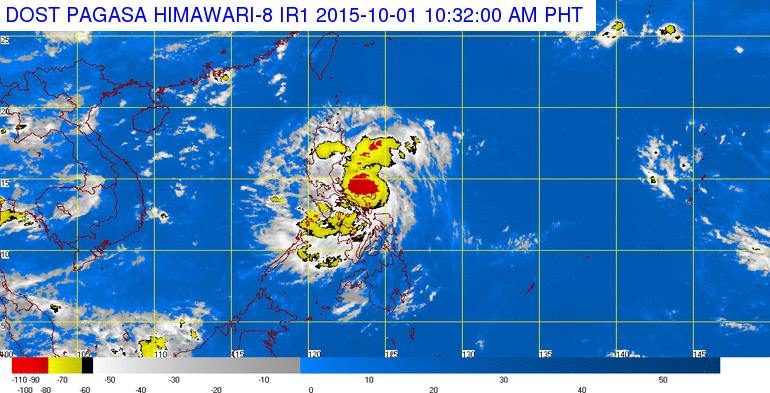 Tropical depression Kabayan: Signal #1 in 5 areas