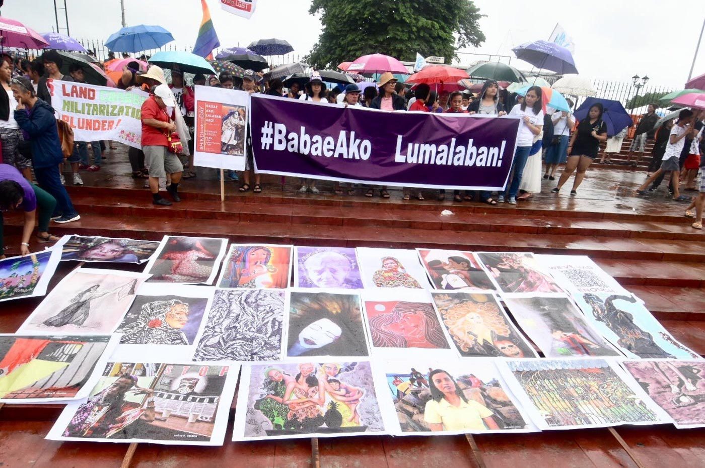 HINDIPENDENCE. The #BabaeAko march is part of the #HINDIpendence day protest activities organized by opposition groups against the Duterte administration. Photo by Angie de Silva/Rappler 