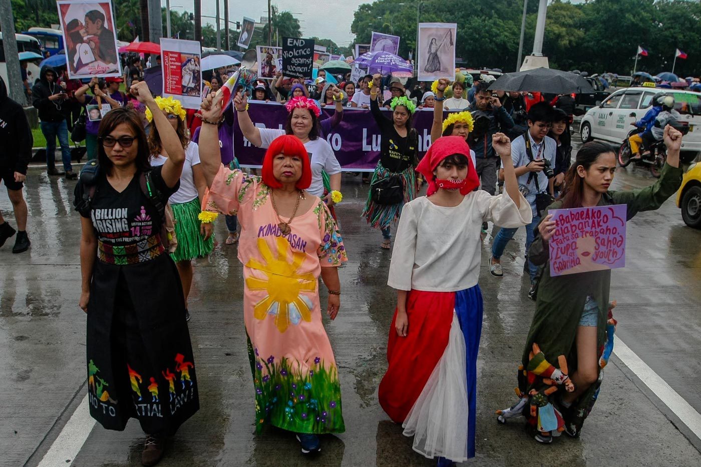 INDEPENDENCE DAY PROTEST. #Babae Ako Network march to protest on June 12, 2018 in Manila to protest Duterte's tirades against women. Photo by Jire Carreon/Rappler  