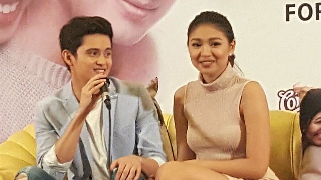 SAME PLAYDATES. James Reid and Nadine Lustre say they are not competing with the John Lloyd Curz-Jennylyn Mercado movie 'Just The 3 of Us.' Photo by Alexa Villano/Rappler 