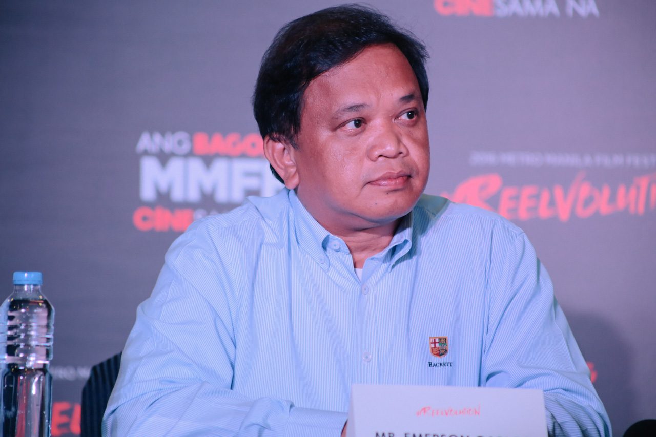 Emerson Carlos, MMDA and MMFF Executive Committee chairman. Photo by Paolo Abad/Rappler 