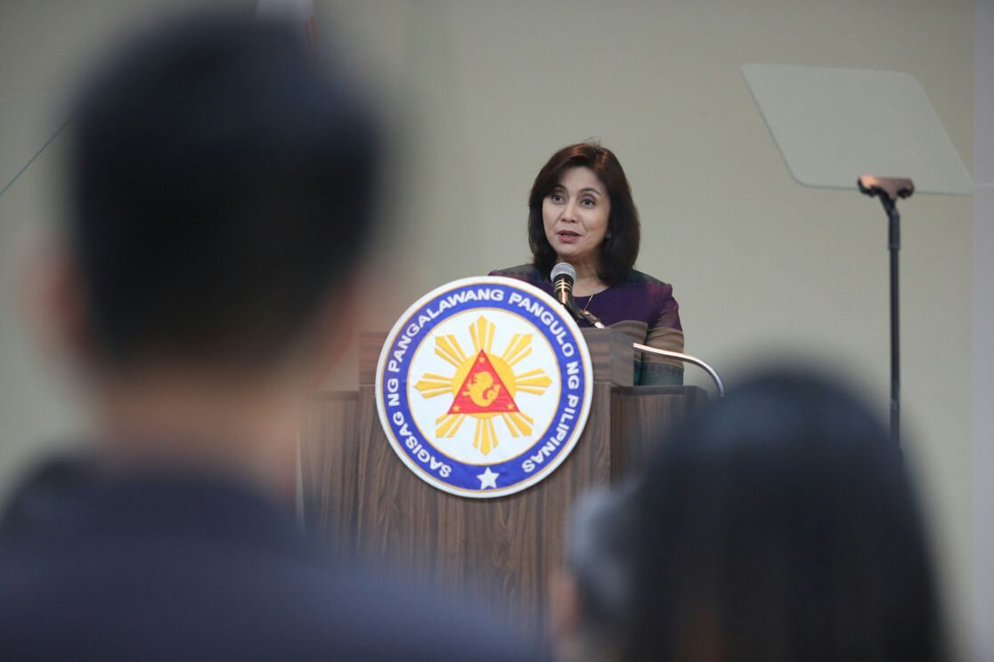 REVIEW WAR ON DRUGS Vice President Leni Robredo says the government should review its war on drugs. Photo from the Office of the Vice President  