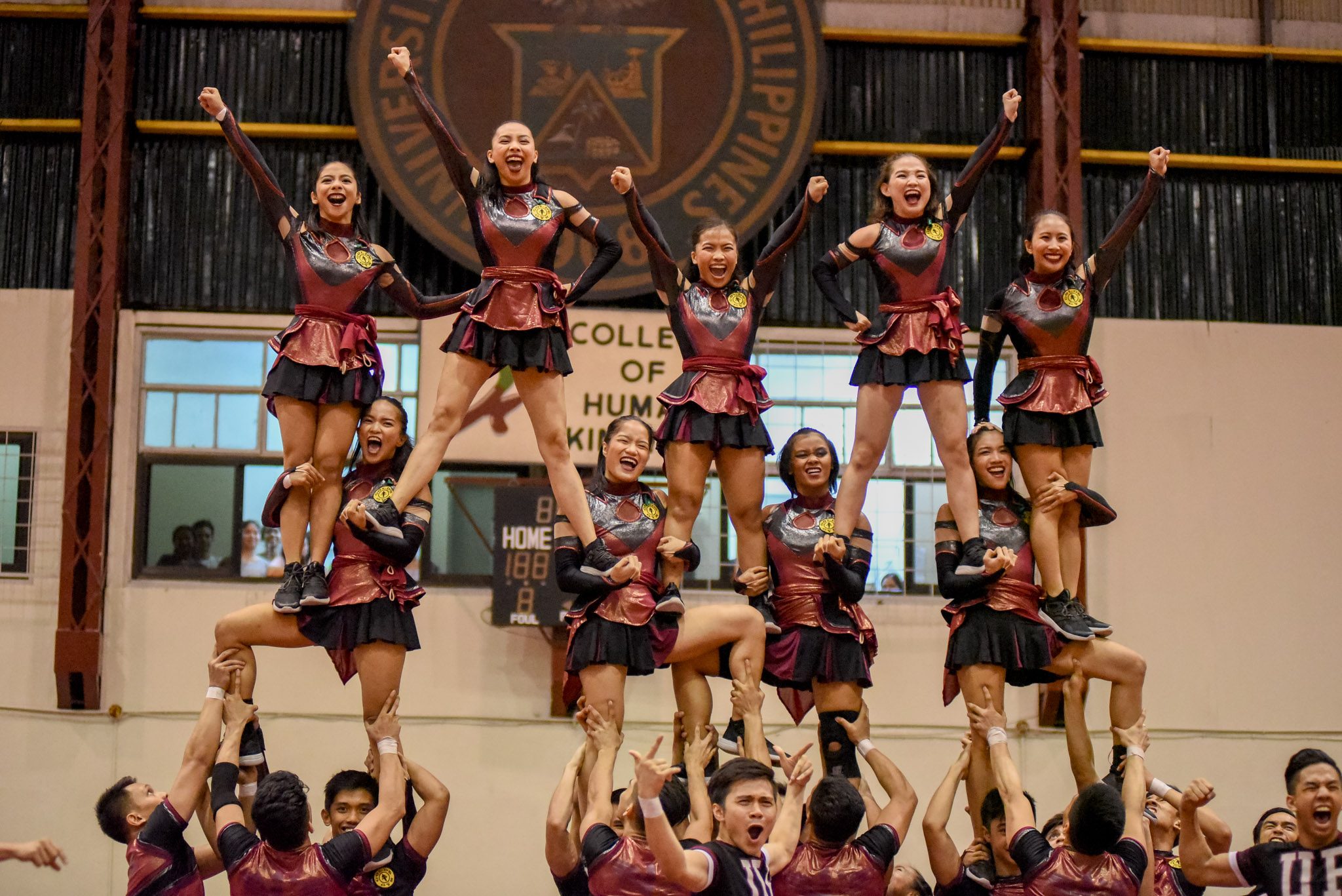 UP Pep Squad, Filipiniana Dance Group win 6 medals at int’l cheerleading tilt