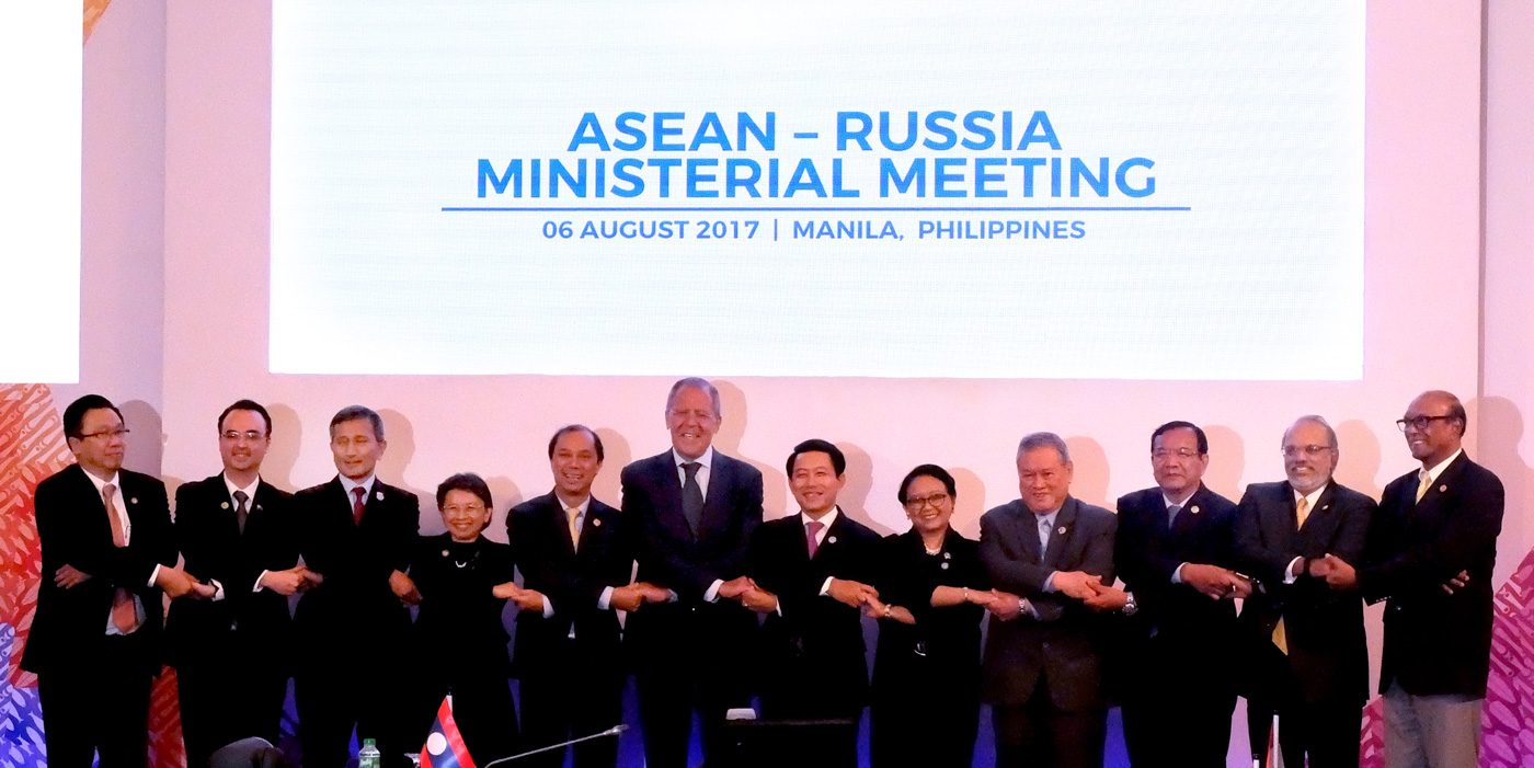 ASEAN MEETING. Foreign ministers of the Association of Southeast Asian Nations attend the ASEAN-Russia Ministerial Meeting on August 6, 2017. Photo by Angie de Silva/Rappler 