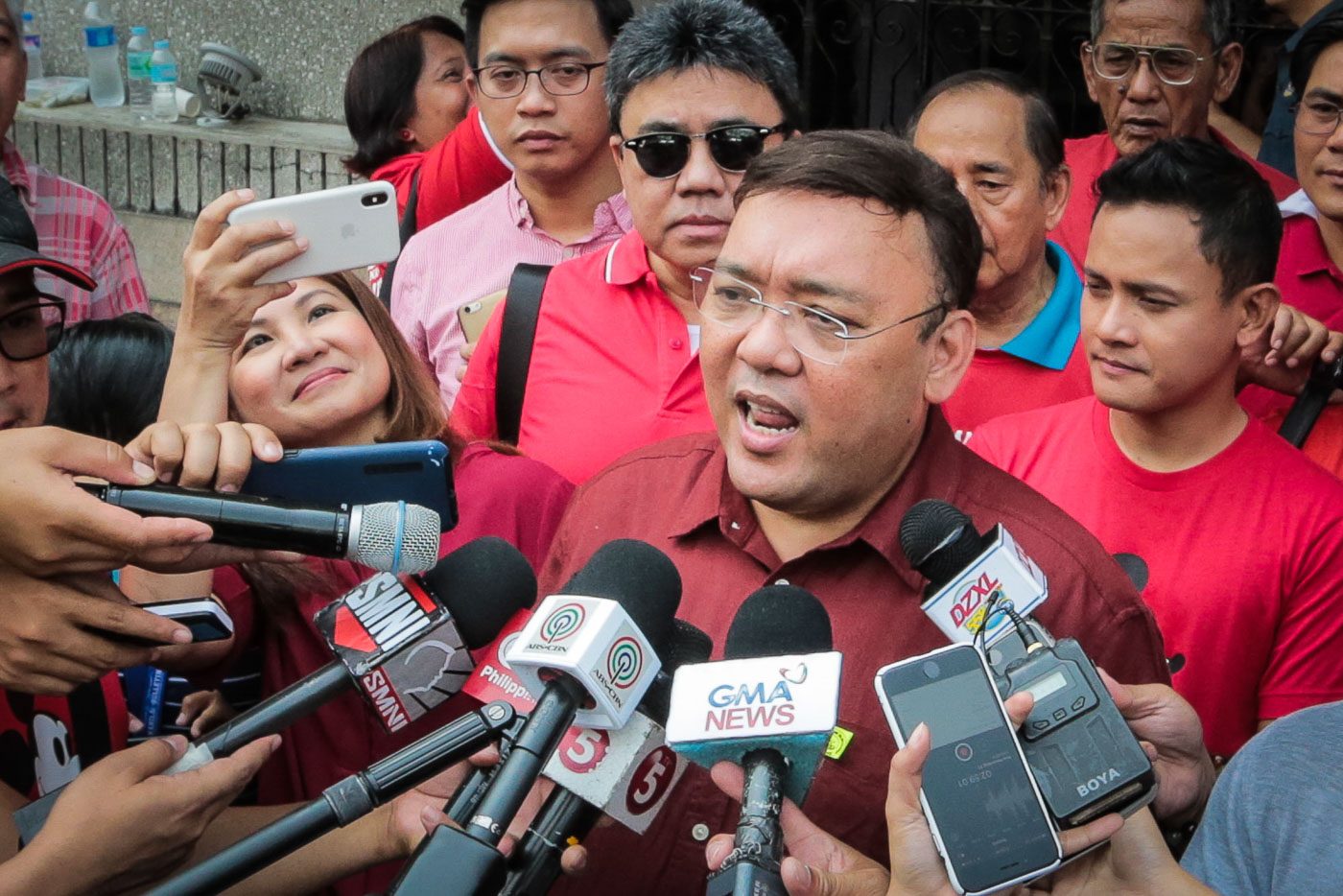 Harry Roque wants to channel Miriam Santiago at Senate