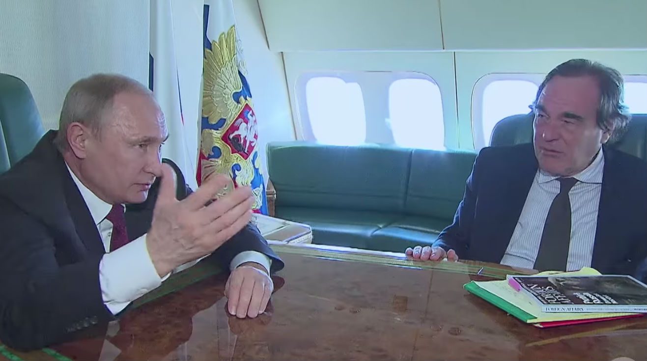 Oscar-winner Oliver Stone brings Russian President Vladimir Putin to US television