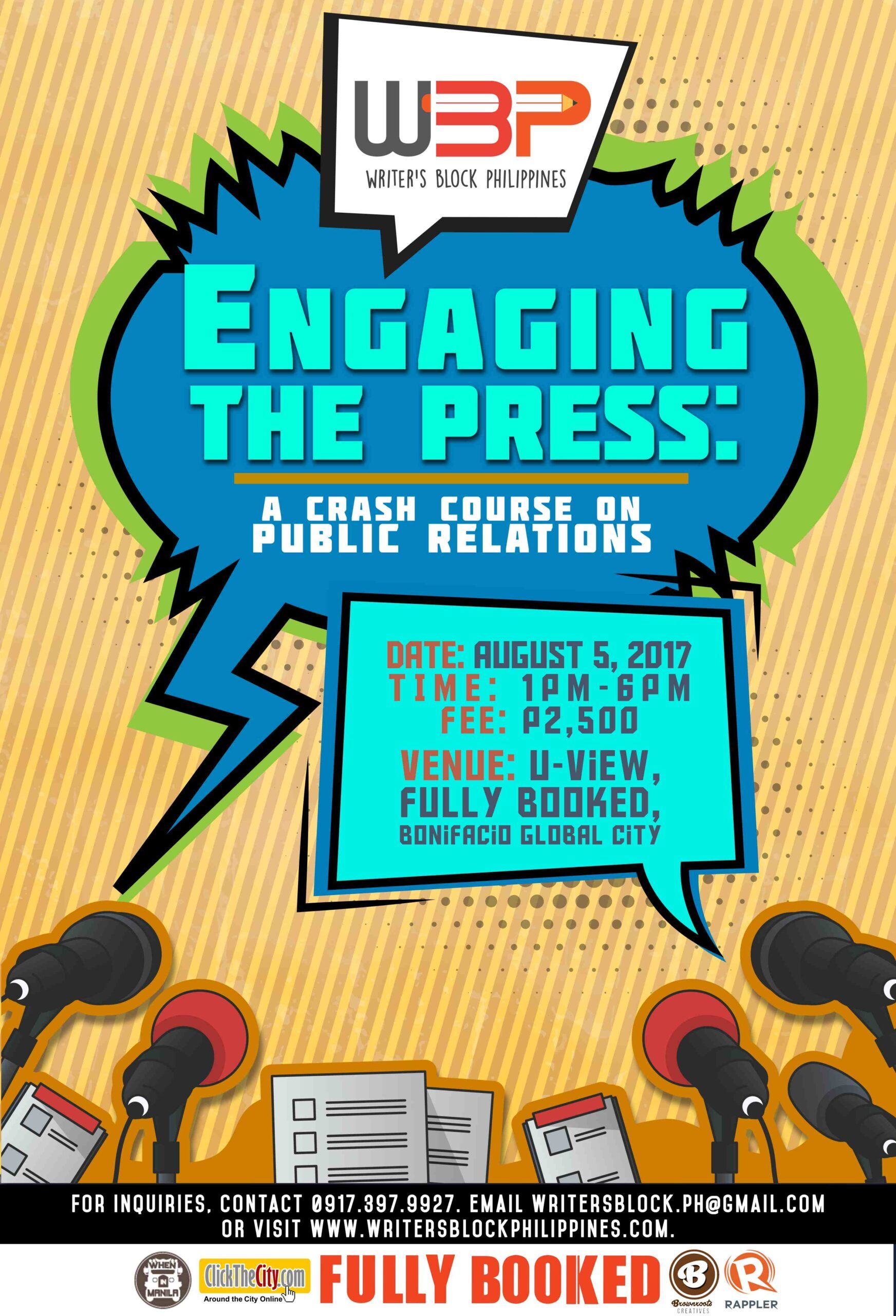 Know the basics of public relations