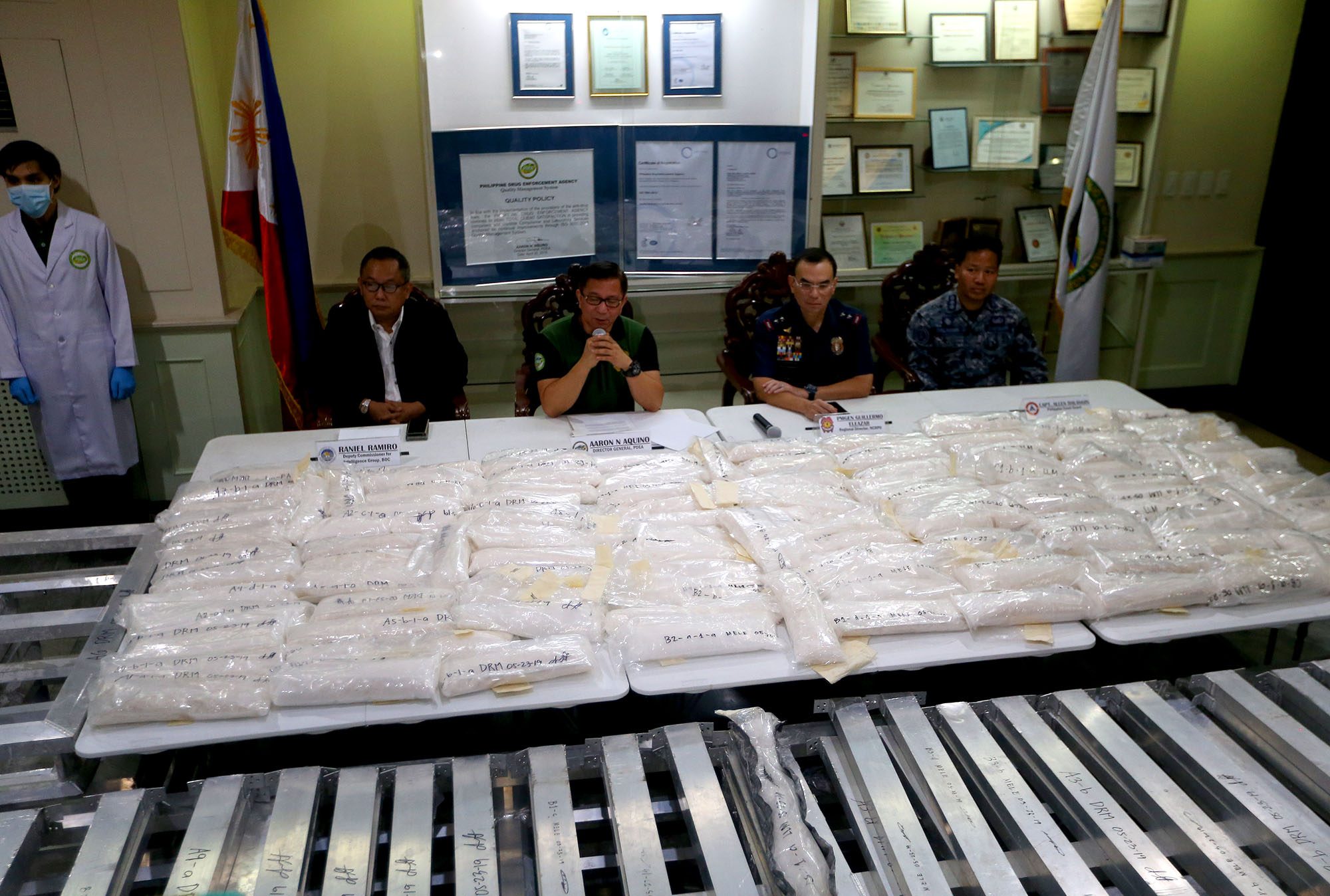 P1 billion worth of shabu seized in Malabon warehouse