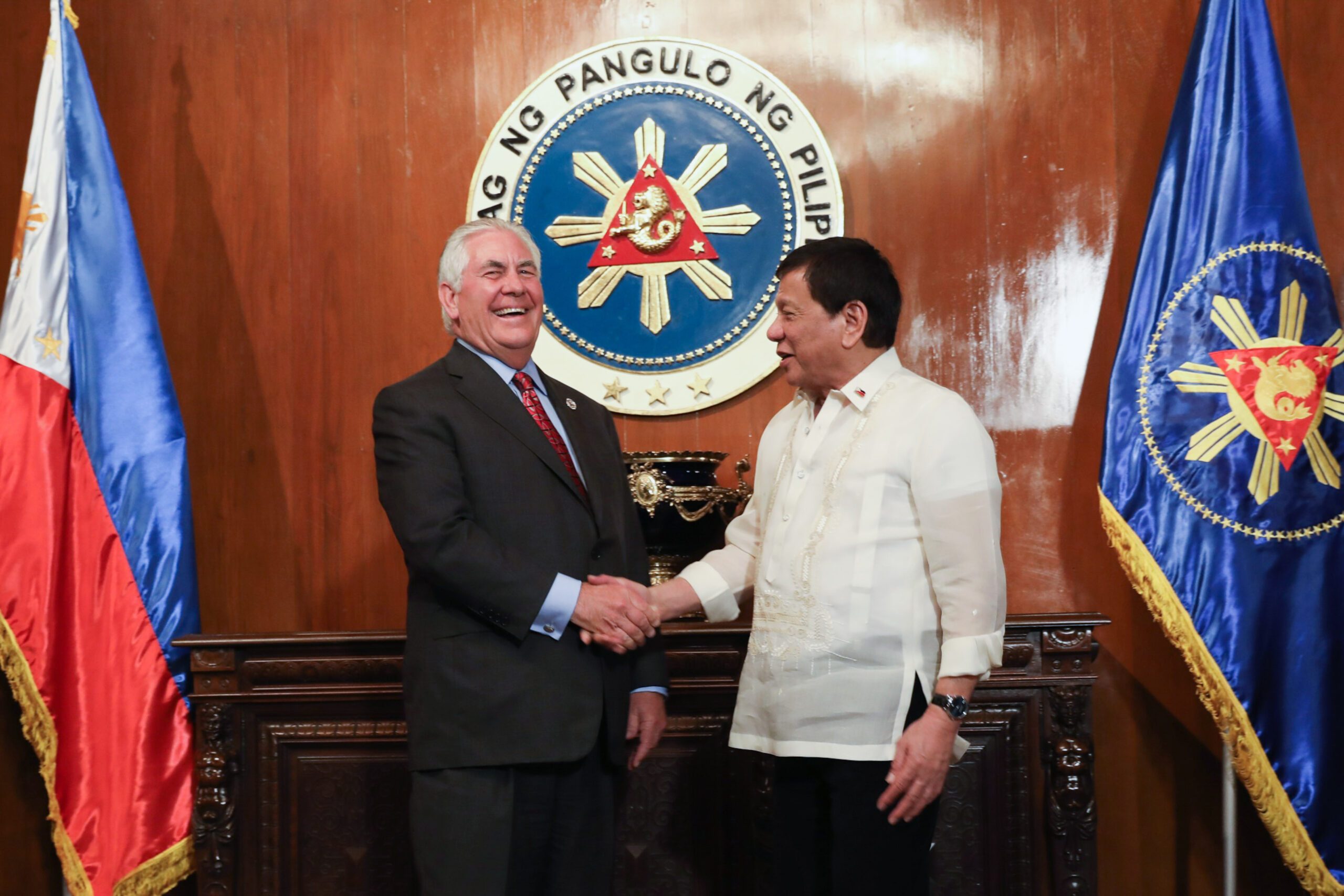 Duterte to Tillerson: I’m your humble friend in Southeast Asia