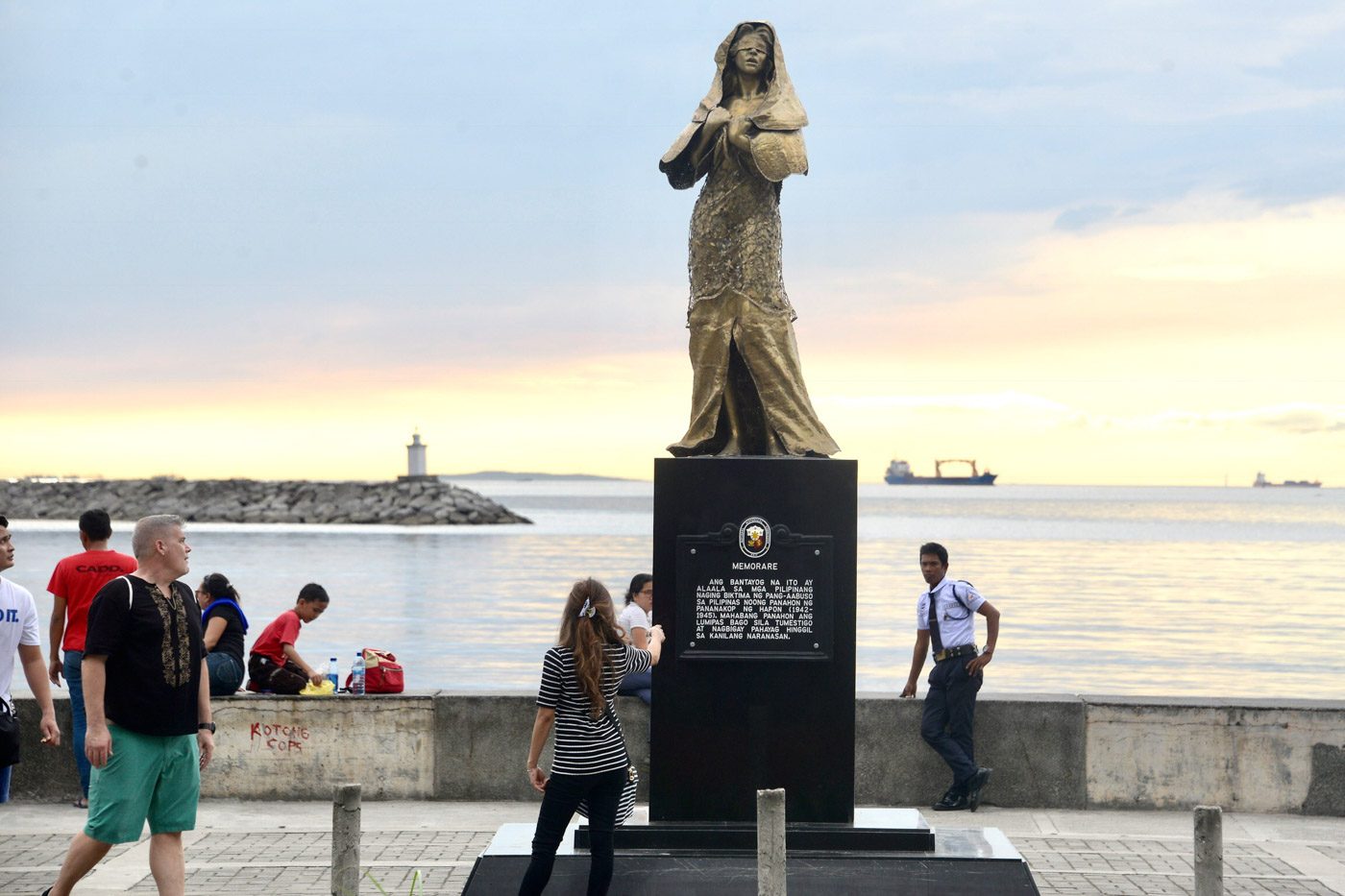What’s wrong with this statue of a comfort woman in Manila?