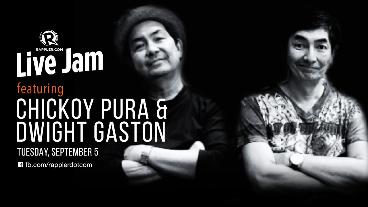[WATCH] Rappler Live Jam: Chickoy Pura and Dwight Gaston