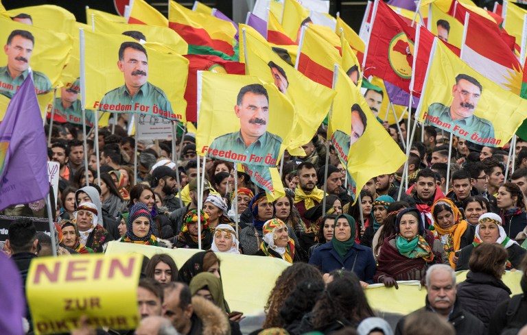 Turkey furious as Kurds rally in Frankfurt with PKK insignia