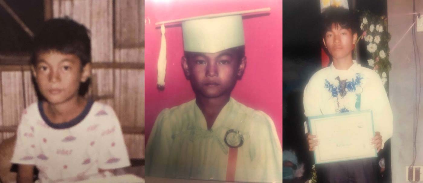 TRANSITION YEARS. During his childhood and teen years, Domz looked like the other kids on the outside. His flamboyance was more of an outward expression in his actions. Domz with his natural black haircolor rarely seen these days. Photo courtesy of Domz Ramos
 