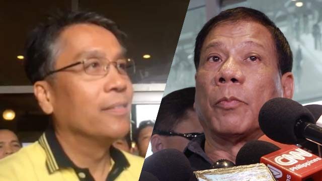 Roxas to Duterte: I dare you, slap me