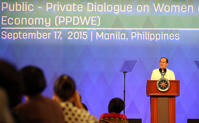 Aquino: Women are better partners for inclusive growth