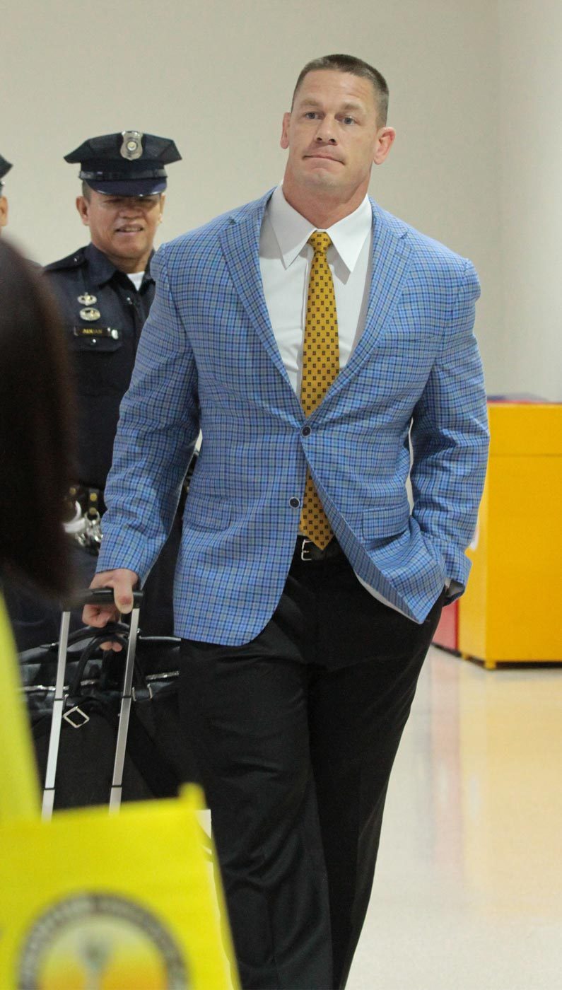 LOOK: WWE superstar John Cena arrives in Manila