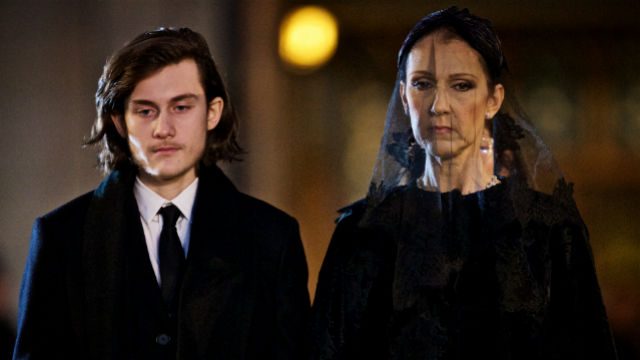 MOTHER AND SON. Celine Dion and her son Rene Charles mourn the death of Rene Angelil. Photo by Andre Pichette/EPA 