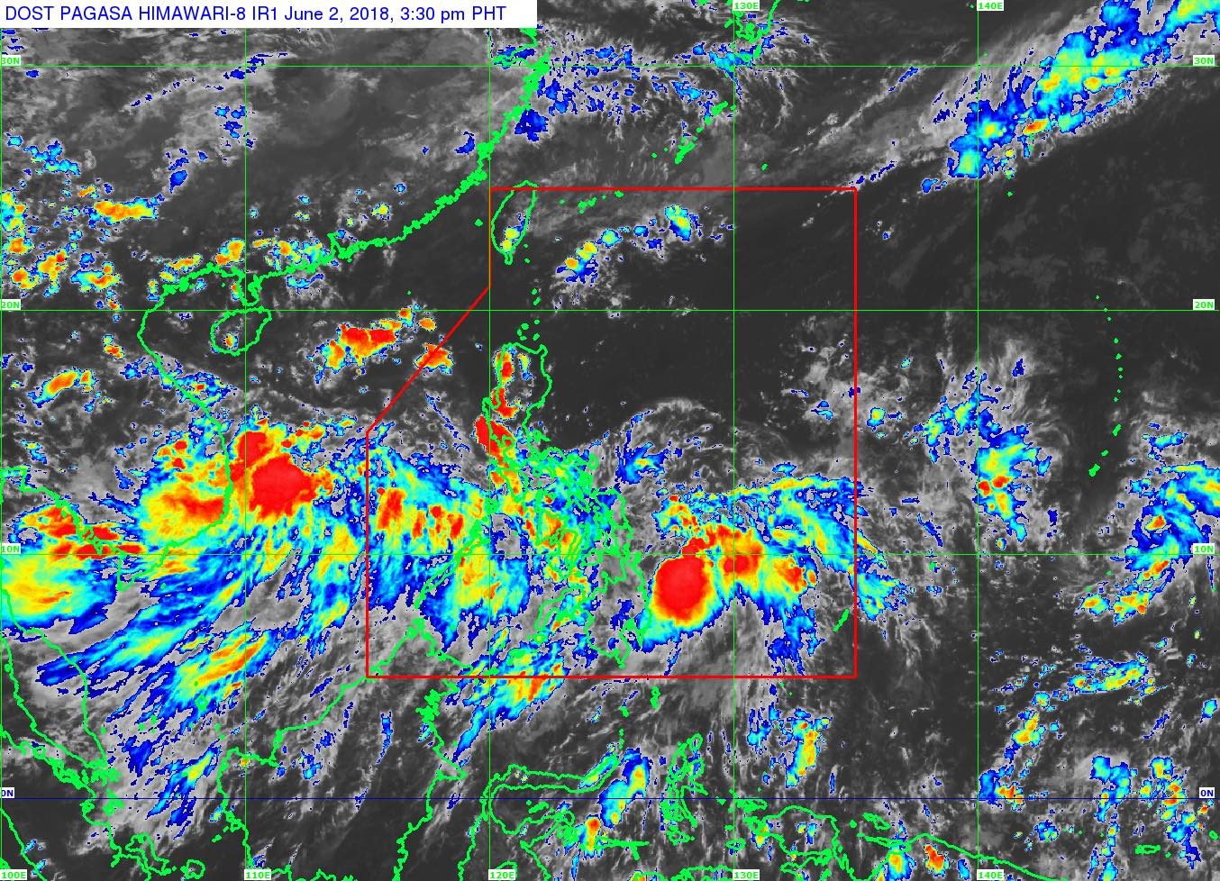 LPA affecting Eastern Visayas, Caraga, Davao