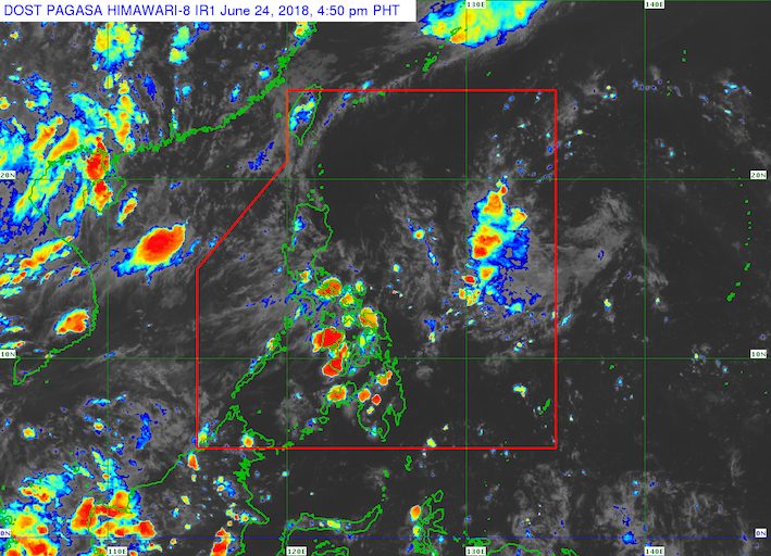 Thunderstorms expected in PH on June 25