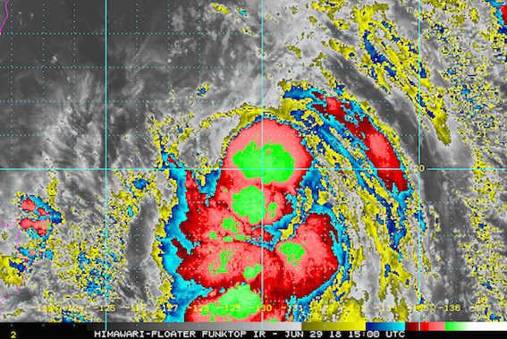Tropical Storm Florita maintains strength over PH Sea