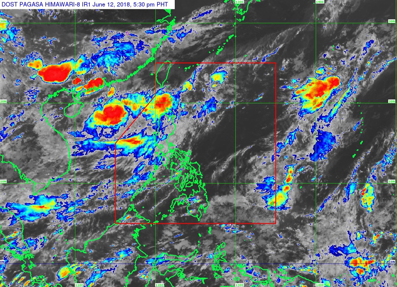 Rainy June 13 for Luzon due to southwest monsoon