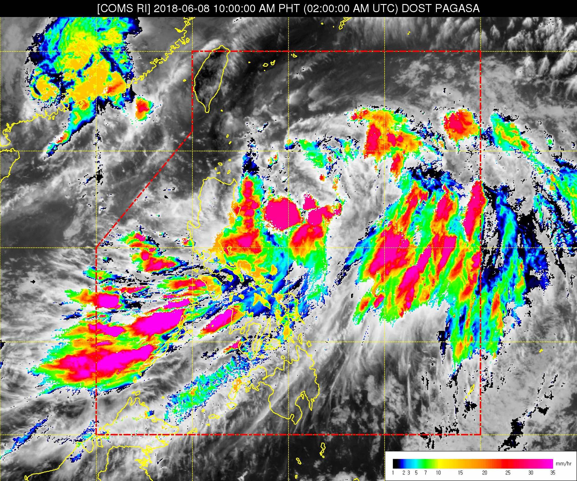Domeng strengthens into tropical storm