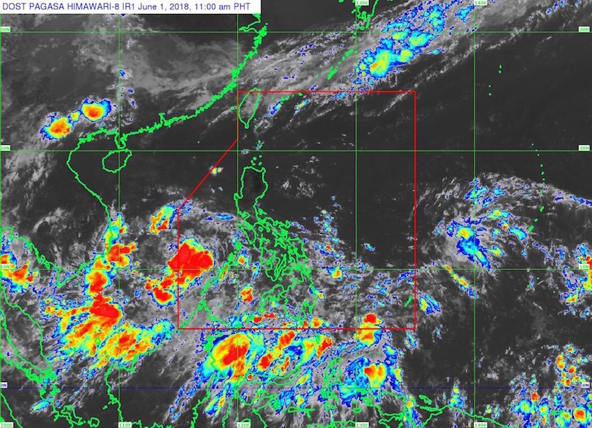 PAGASA monitors 2 LPAs off Palawan, Surigao del Sur