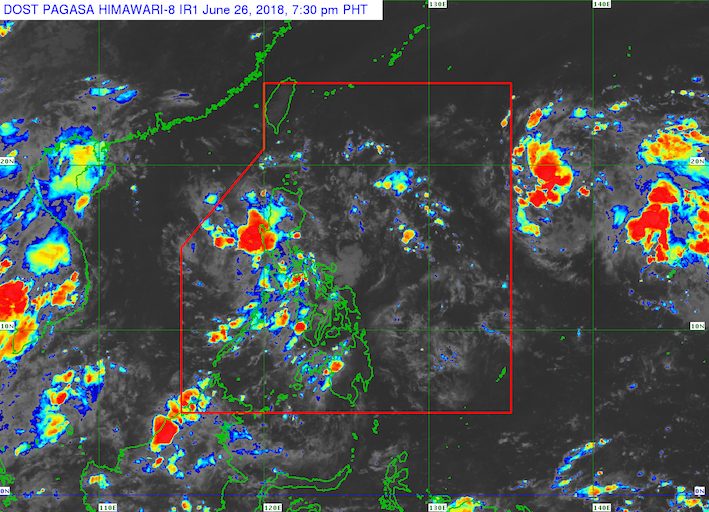 Rain expected in parts of Luzon, Visayas on June 27 due to ITCZ