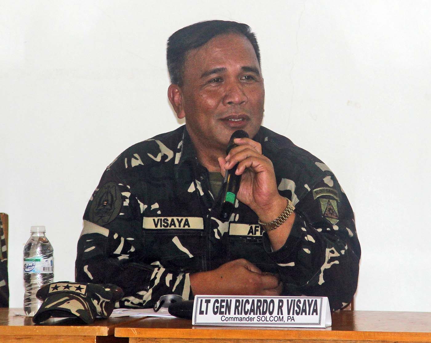 ‘Big honor’ to be considered AFP chief – Visaya