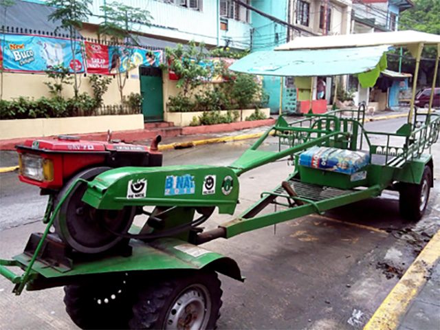 Barangay San Antonio owns 3 motorized vehicles called kuliglig (shown above) and two speedboats that the school sometimes uses to transport students and teachers during floods. 